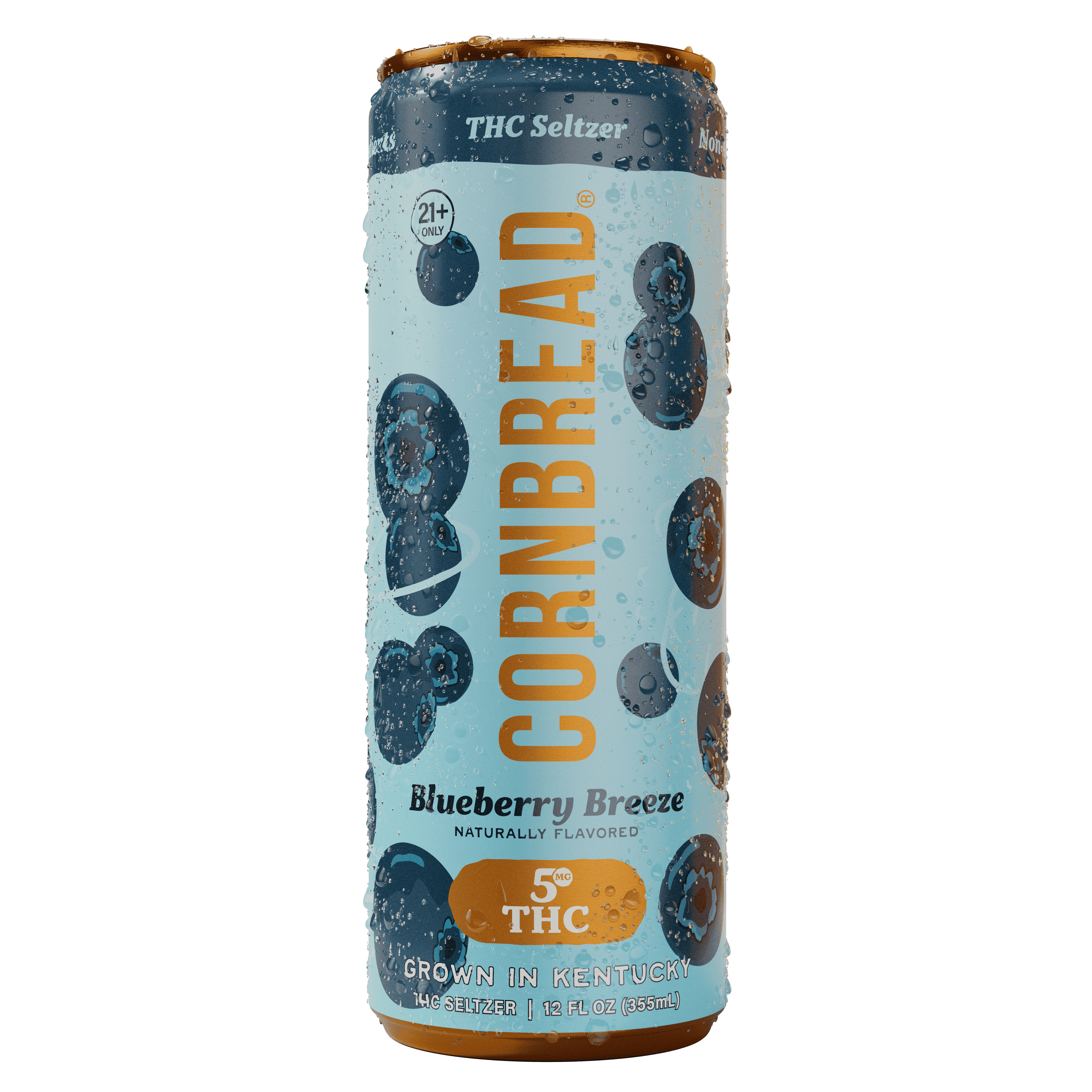 Blueberry Breeze THC Seltzer, 5mg