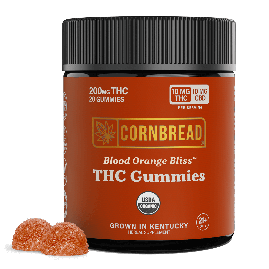 Blood Orange Bliss THC Gummies, 10mg