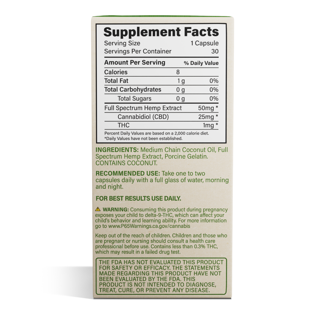 Full Spectrum CBD Capsules