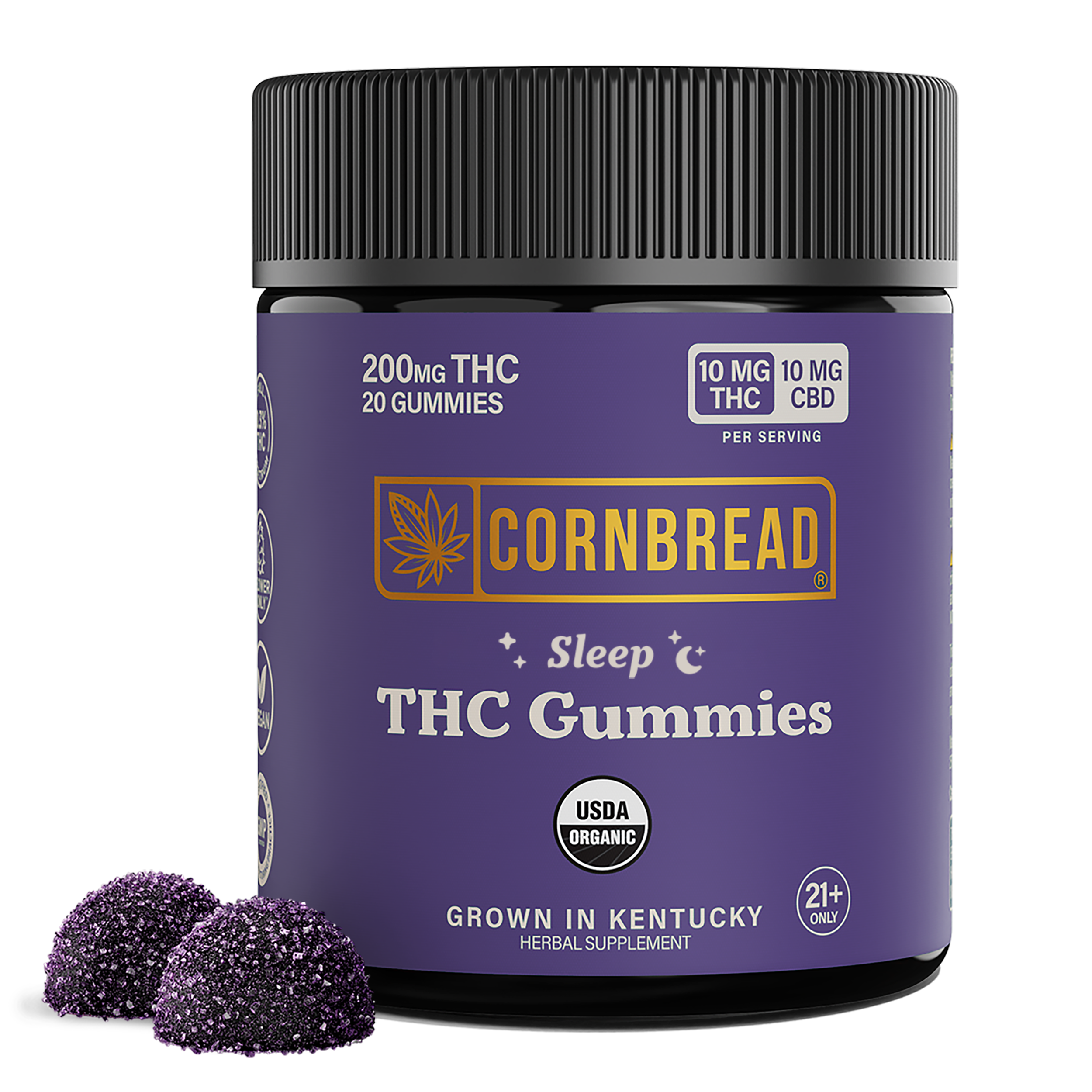 THC Sleep Gummies, 10mg