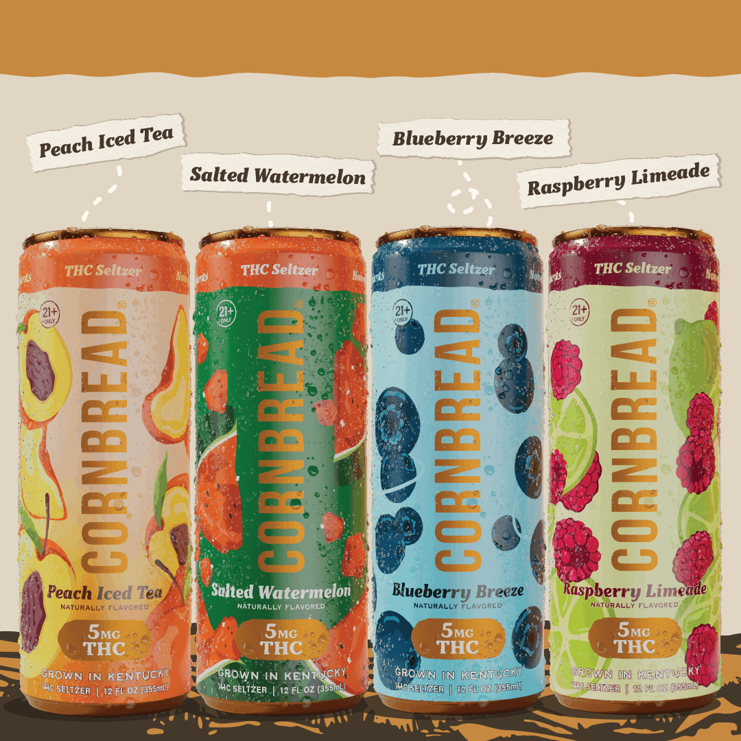 Variety Pack THC Seltzer - 4 Pack