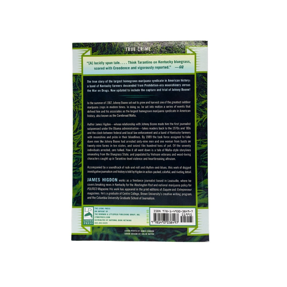 cornbread mafia james higdon paperback homegrown syndicate marijuana bust kentucky outlaws true crime best seller secret